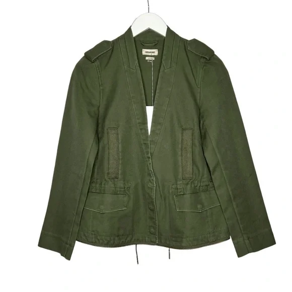 Zadig Voltaire Vedam Bis Skull Military Jacket Kaki Size S NEW Jackets & Coats